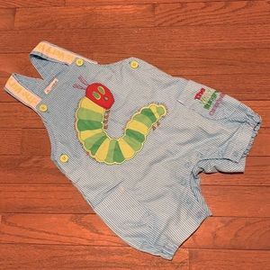 OVERALLS 6-12mth - THE VERY HUNGRY CATERPILLAR
